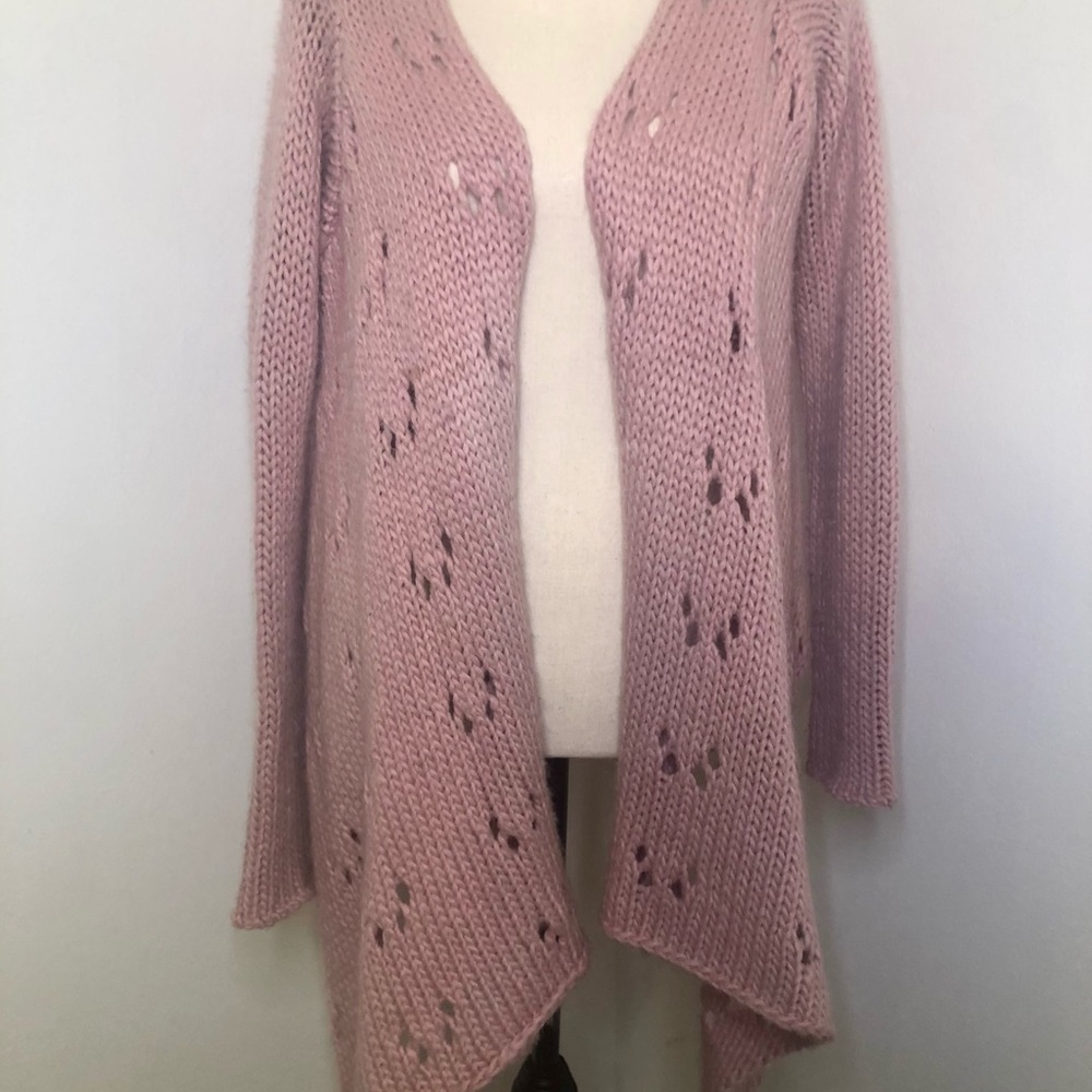 Bellami woven shall open sweaters cardigan - Picture 3 of 9